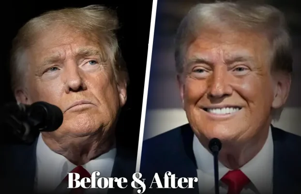 Trump Teeth Before and After 2024