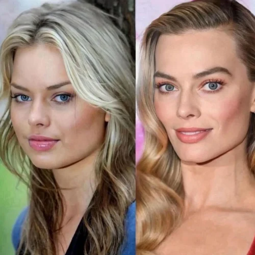 Margot Robbie Before and After