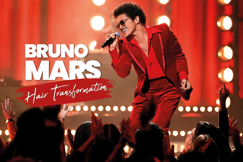 Bruno Mars Hair Transformation