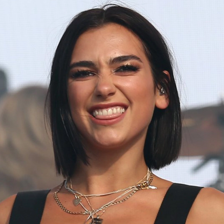 Dua Lipa Hollywood Smile