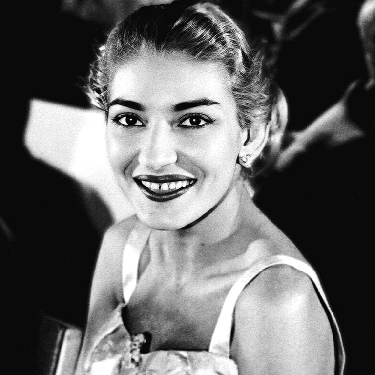 Maria Callas Smile