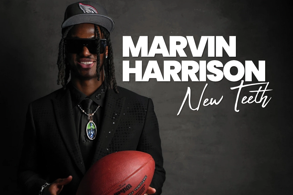 Marvin Harrison New Teeth