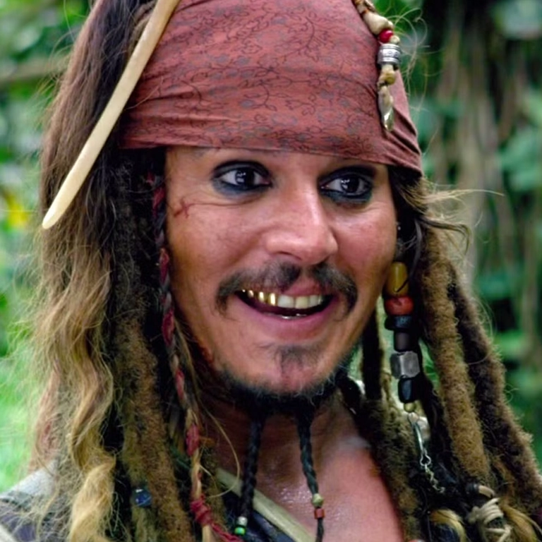 Johnny Depp New Smile