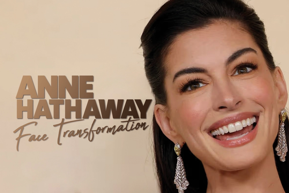 Anne Hathaway Face Transformation