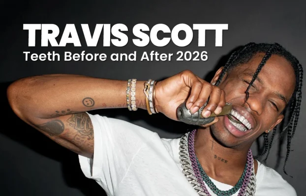 Travis Scott Teeth Before and After 
