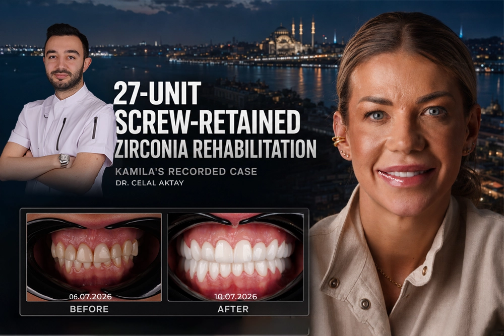 A 27 Unit Screw Retained Zirconia Rehabilitation: Kamila’s Recorded Case
