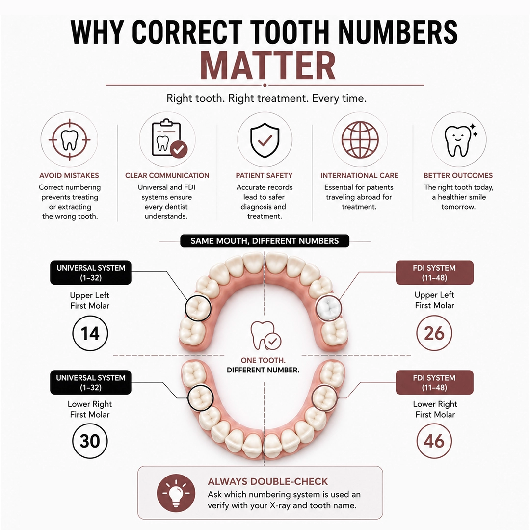 How Do Teeth Numbers Work in the FDI Two Digit System